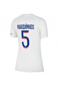 Paris Saint-Germain Marquinhos #5 Voetbaltruitje 3e tenue Dames 2022-23 Korte Mouw